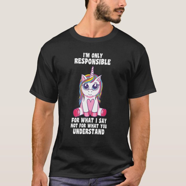 Camiseta Soy el único responsable de lo que digo, mito de U (Anverso)