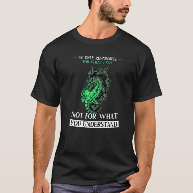 Camiseta Soy el único responsable de lo que digo que son mí (Anverso)