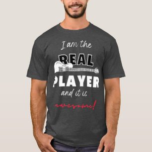 Camiseta Soy El Verdadero Diseño Del Jugador De Guitarra Ba