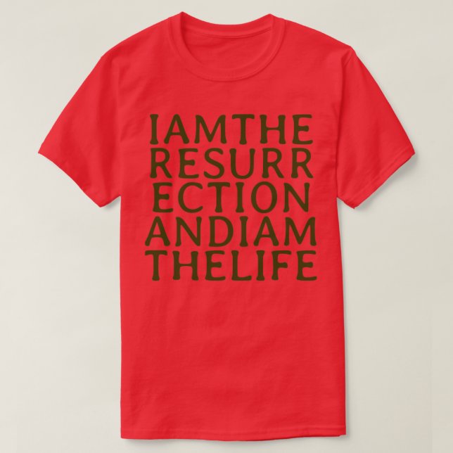 Camiseta Soy El Verde Resurrector (Diseño del anverso)