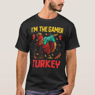 Camiseta Soy el videojuego de Gamer Turkey Feliz Thanksgivi
