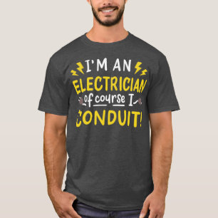Camiseta Soy Electrista Por Supuesto Que Conduzco Electróni