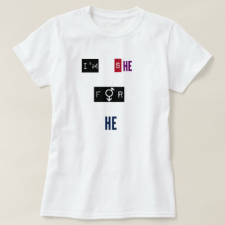Camiseta Soy ella para él