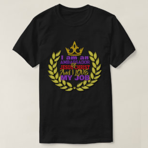 Camiseta Soy Embajador De Jesucristo Christian T-Shi