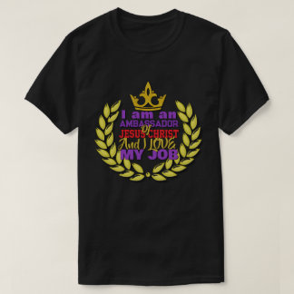 Camiseta Soy Embajador De Jesucristo Christian T-Shi