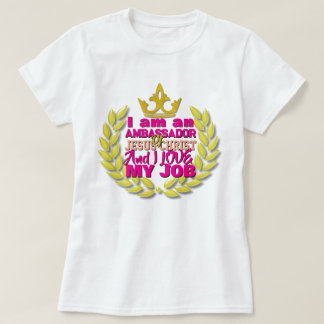 Camiseta Soy Embajador De Jesucristo Christian T-Shi