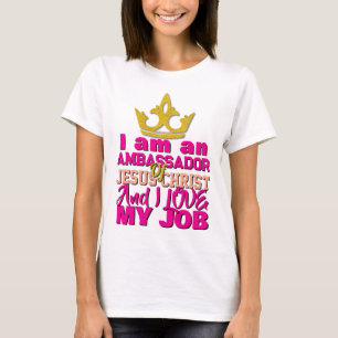 Camiseta Soy Embajador De Jesucristo Christian T-Shi