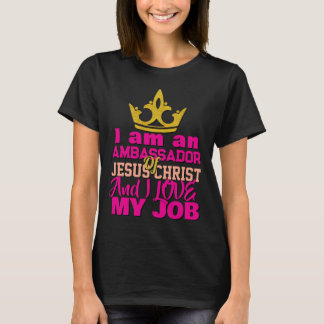 Camiseta Soy Embajador De Jesucristo Christian T-Shi