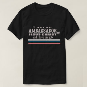 Camiseta Soy Embajador De Jesucristo Cristiano