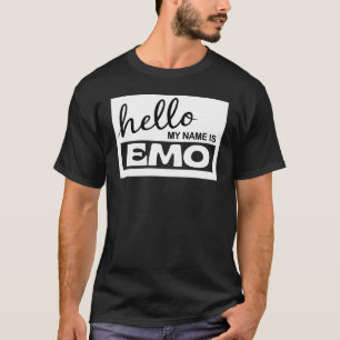Camiseta Soy Emo Hola Emo Así Que Qué Emo Mayor Era Nev