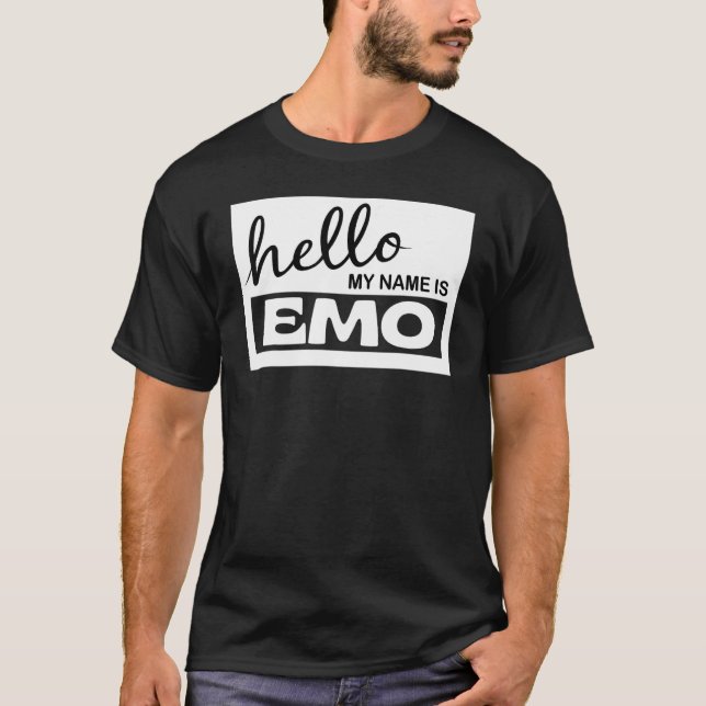 Camiseta Soy Emo Hola Emo Así Que Qué Emo Mayor Era Nev (Anverso)