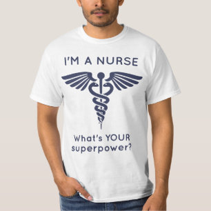 Camiseta ¿Soy enfermera cuál es SU superpotencia?