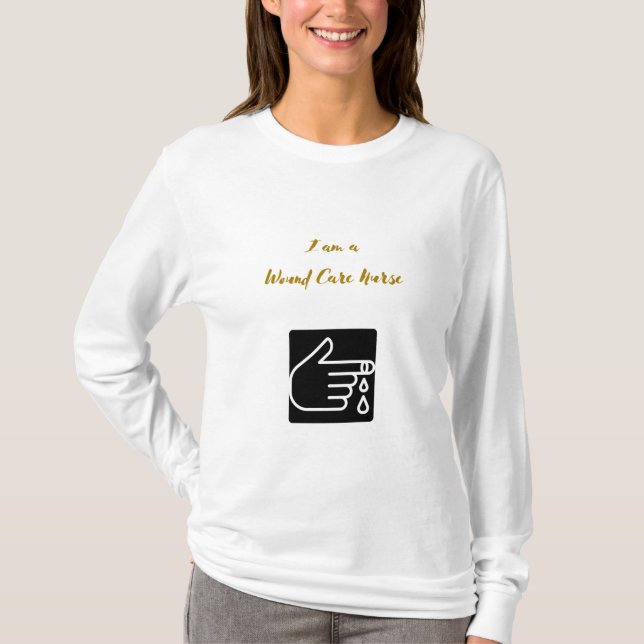 Camiseta Soy enfermera de atención de heridas - enfermera d (Anverso)