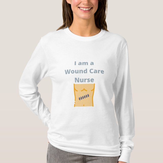 Camiseta Soy enfermera de atención de heridas - enfermera d (Anverso)