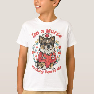 Camiseta Soy enfermera, nada me asusta - enfermera de Bulld