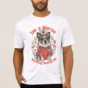 Camiseta Soy enfermera, nada me asusta - enfermera de Bulld