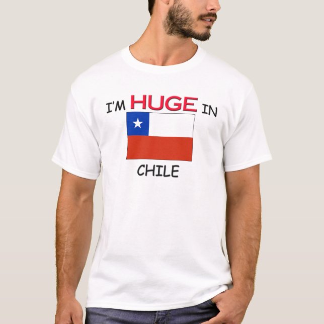 Camiseta Soy ENORME en CHILE (Anverso)