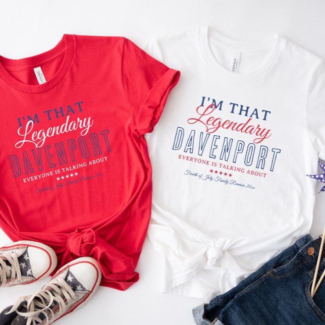 Camiseta Soy esa Legendaria Reunión "Tu Apellido" (Subido por el creador)