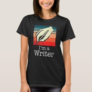 Camiseta Soy Escritor Escribiendo Trabajo De Escritura