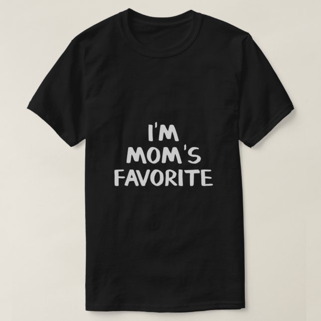 Camiseta SOY Esencial FAVORITA DE MAMÁ (Diseño del anverso)