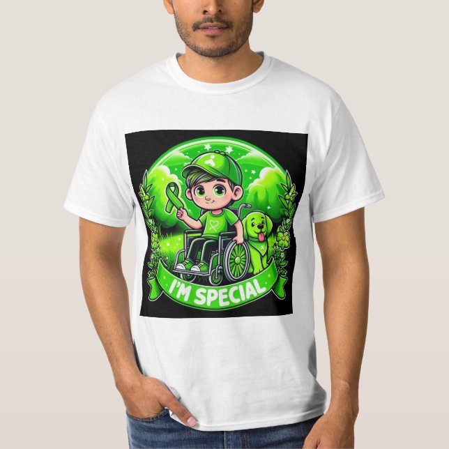 Camiseta 🌟 Soy especial - Diseño de conciencia sobre la pa (Anverso)