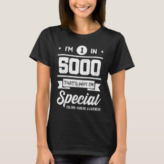 Camiseta Soy Especial Ehlers Danlos Raya de Cebra Negra Bla