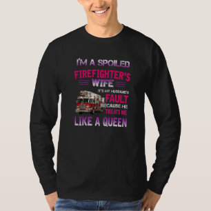 Camiseta Soy Esposa De Un Bombardero Malogrado. Es Mi Espos