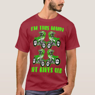 Camiseta Soy Esta Gran Bicicleta Sucia De 4 Años