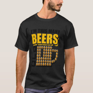 Camiseta Soy Esta Muchas Cervezas Viejo 54º Cumpleaños 54 A