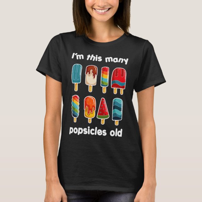 Camiseta Soy esta popsicle de popsicle (Anverso)