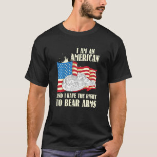 Camiseta Soy Estadounidense Y Tengo Derecho A Llevar Armas