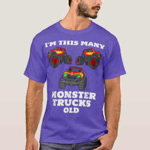 Camiseta Soy este bebé de muchos monstruos de 3 años
