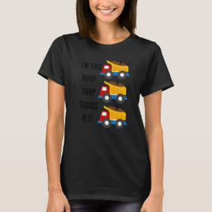 Camiseta Soy este gran basurero de camionetas de 3 años de