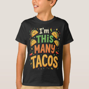 Camiseta Soy este taco de muchos tacos cumpleaños Fiesta Cu