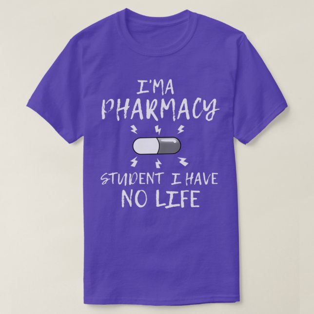 Camiseta Soy Estudiante De Farmacia Y No Tengo Un Diseño Di (Diseño del anverso)