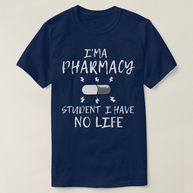 Camiseta Soy Estudiante De Farmacia Y No Tengo Un Diseño Di (Diseño del anverso)