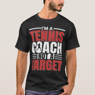 Camiseta Soy experto en tenis entrenador deportivo gráfico