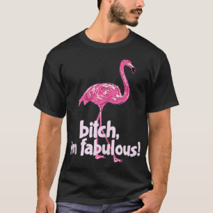 Camiseta Soy Fabuloso Flamingo Rosa Funny Offensivo