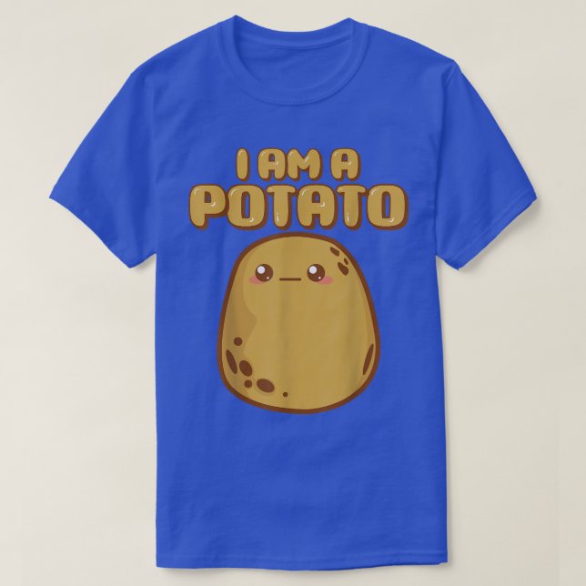 Camiseta Soy fanática de la patata o amante (Diseño del anverso)