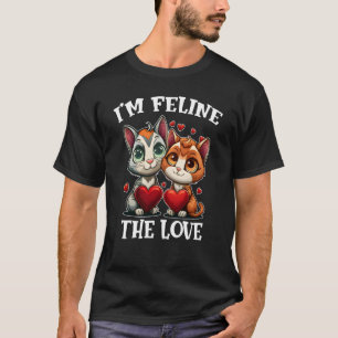 Camiseta Soy Feline El El día de San Valentín del amor, pap