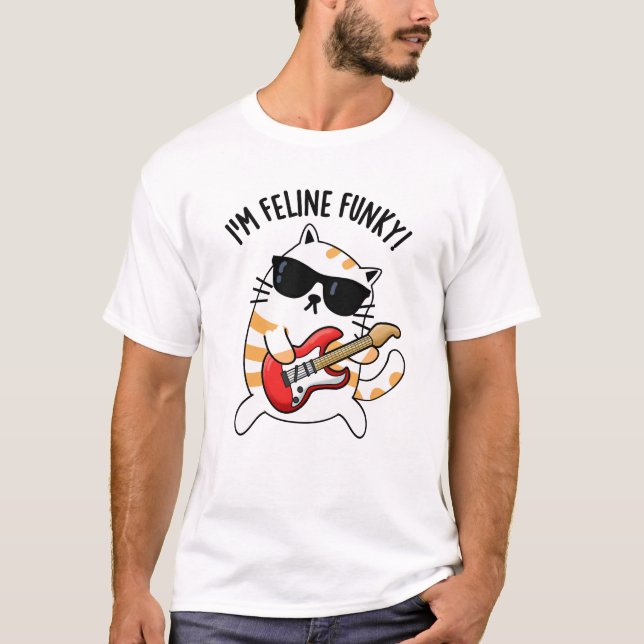 Camiseta Soy Feline Funky Funny Cat Pun (Anverso)