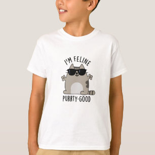 Camiseta Soy Feline Purr-ty Good Funny Cat Pun