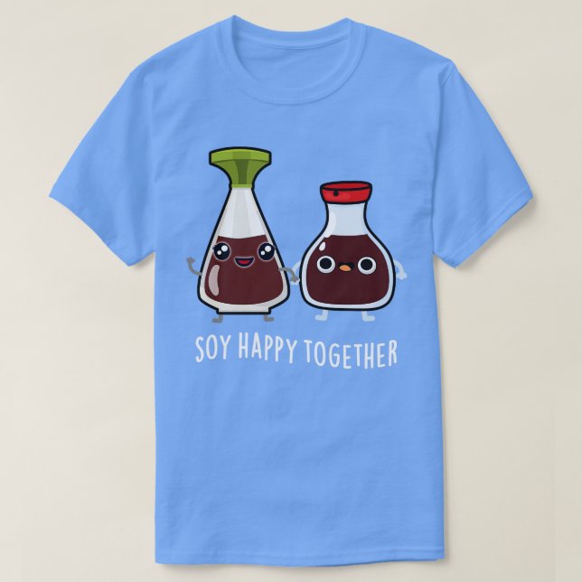Camiseta Soy feliz juntos con salsa de soja (Diseño del anverso)