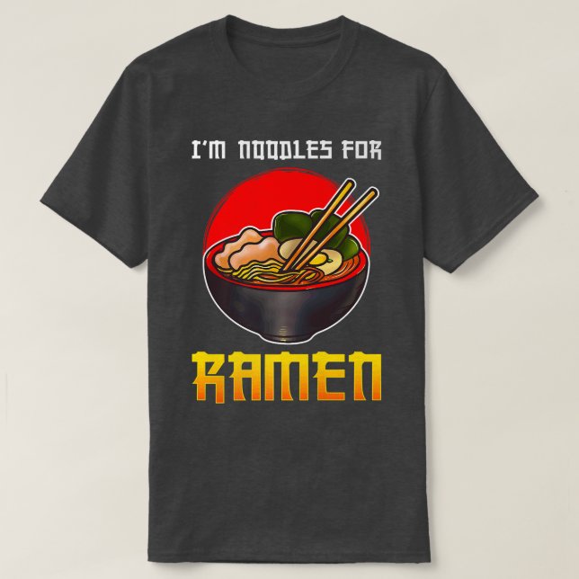 Camiseta Soy fideos para Ramen 362 (Diseño del anverso)