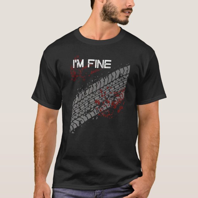 Camiseta Soy Fine Tire Track Premium (Anverso)