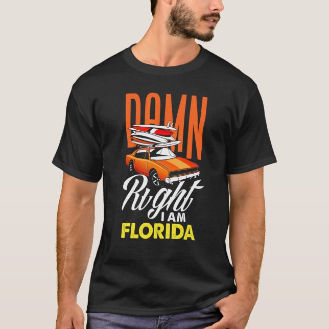 Camiseta Soy Florida Surfing Florida (Anverso)