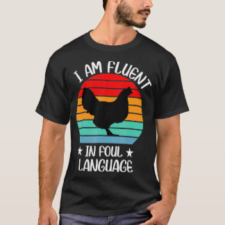 Camiseta Soy Fluente En La Vida De La Granja Del Lenguaje D