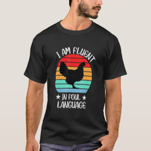 Camiseta Soy fluido en lenguaje aviar, la vida en la granja