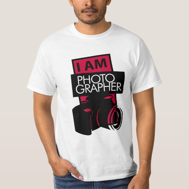 Camiseta soy fotógrafo (Anverso)