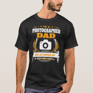 Camiseta Soy fotógrafo papá papá papá papá papá papá, cámar